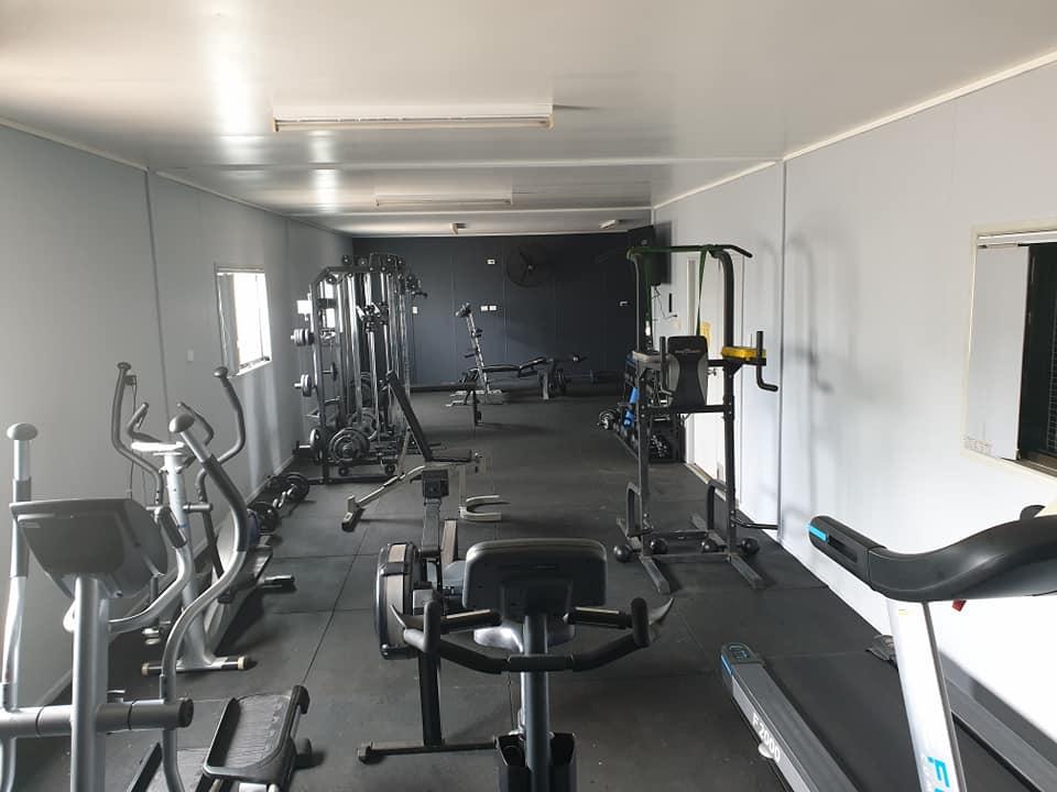 Gym area used by keycard members.