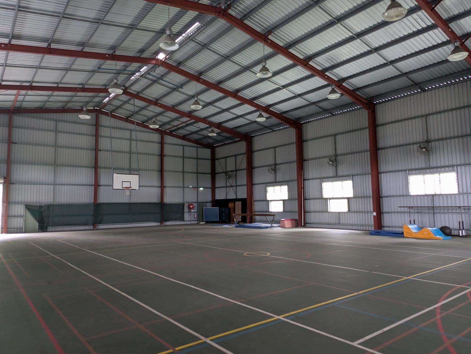 Full indoor sports court at Mount Perry Sport and Recreation.